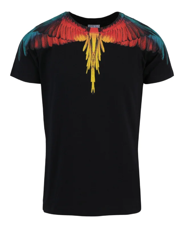 Men's tie - dye t - shirts with a bohemian styleIcon Wings Graphic T-Shirt