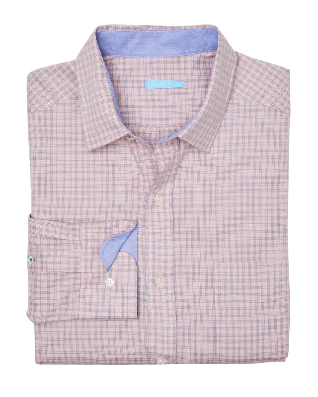 Men's moisture - wicking athletic t - shirts for intense workoutsJ.McLaughlin Mini Plaid Gramercy Shirt Men's moisture - wicking athletic t - shirts for intense workoutsJ.McLaughlin Mini Plaid Gramercy Shirt