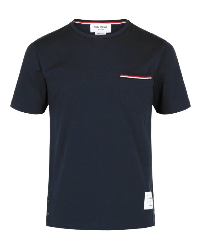 Men's short - sleeve linen t - shirts for summer beach outingsJersey Pocket T-Shirt Men's short - sleeve linen t - shirts for summer beach outingsJersey Pocket T-Shirt