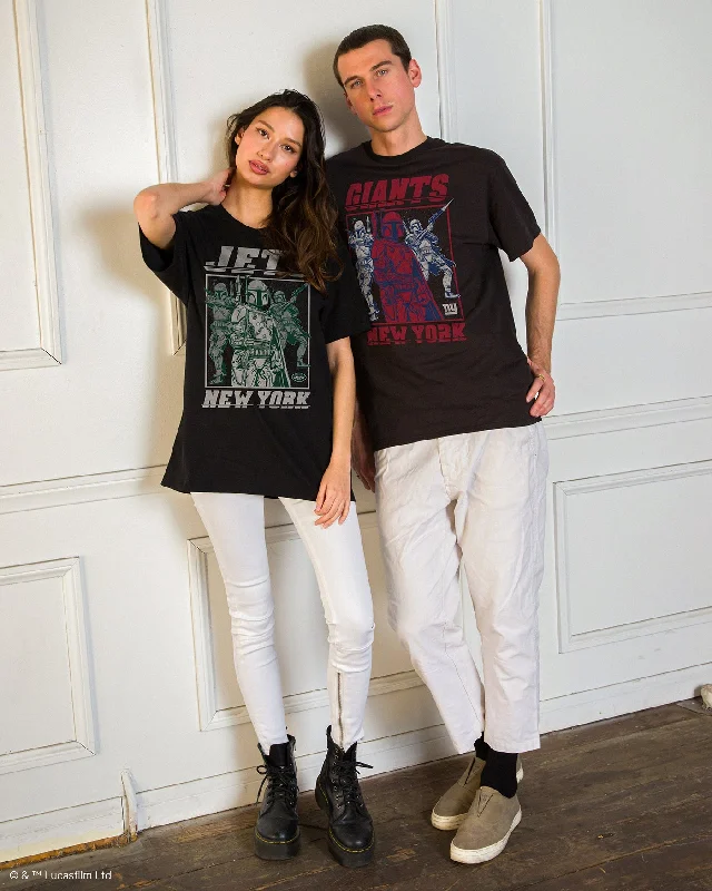Men's antimicrobial t - shirts for odor - free freshness during travelJets Star Wars Boba Fett Showdown Fan Tee Men's antimicrobial t - shirts for odor - free freshness during travelJets Star Wars Boba Fett Showdown Fan Tee