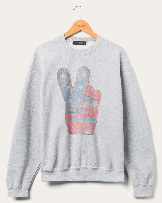 Men's printed Hawaiian t - shirts for tropical vacationsJunk Food Have a Peaceful Day Flea Market Fleece Men's printed Hawaiian t - shirts for tropical vacationsJunk Food Have a Peaceful Day Flea Market Fleece