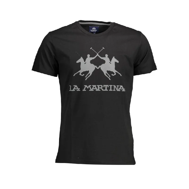 Men's ribbed t - shirts with a textured finish for added styleLa Martina Cotton Men's T-Shirt Men's ribbed t - shirts with a textured finish for added styleLa Martina Cotton Men's T-Shirt