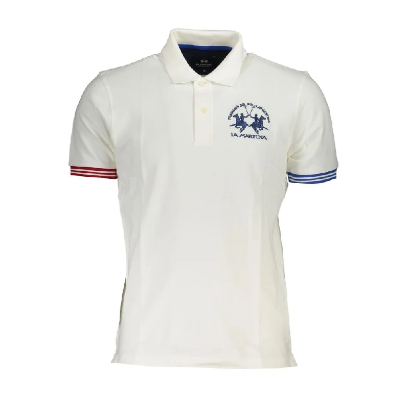 Men's plus - size pocket t - shirts with a classic lookLa Martina Cotton Polo Men's Shirt Men's plus - size pocket t - shirts with a classic lookLa Martina Cotton Polo Men's Shirt