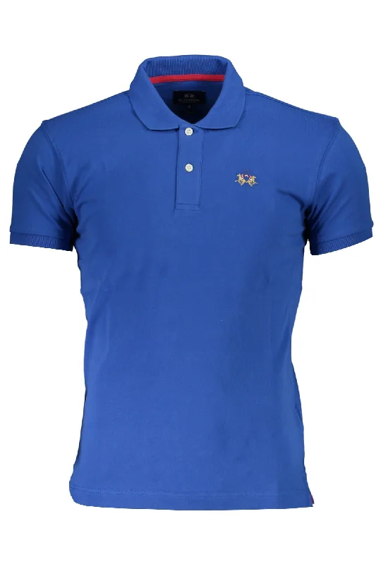 Men's distressed denim - look t - shirts with a rugged appealLa Martina Slim Fit Embroide Polo with Contrast Men's Details Men's distressed denim - look t - shirts with a rugged appealLa Martina Slim Fit Embroide Polo with Contrast Men's Details
