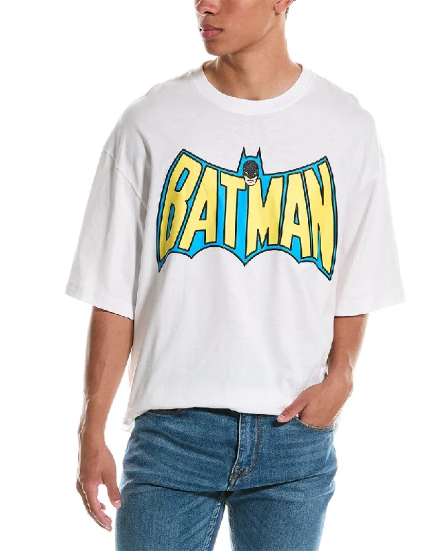 Men's printed Hawaiian t - shirts for tropical vacationsLANVIN x DC Comics Batman Printed Oversized T-Shirt Men's printed Hawaiian t - shirts for tropical vacationsLANVIN x DC Comics Batman Printed Oversized T-Shirt