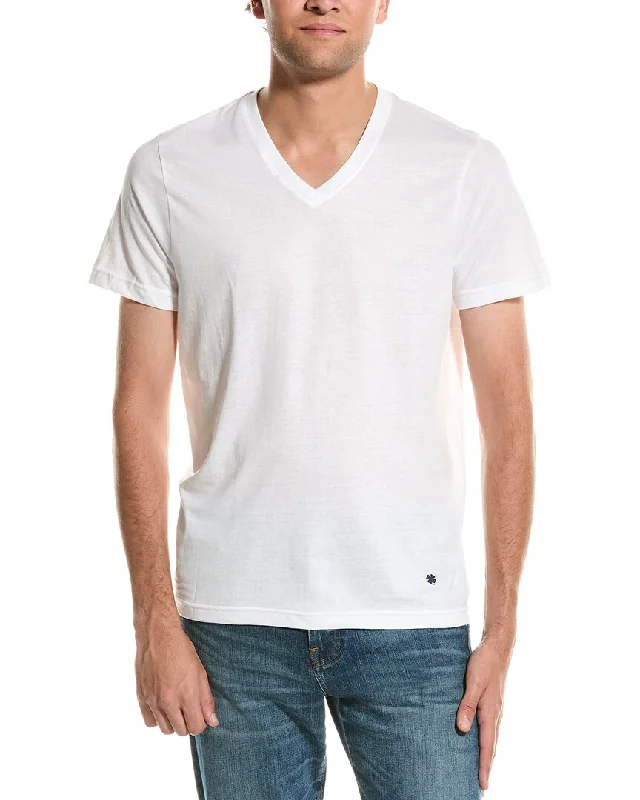 Men's mock - neck t - shirts with a modern and sleek styleLucky Brand Set of 4 V-Neck T-Shirt Men's mock - neck t - shirts with a modern and sleek styleLucky Brand Set of 4 V-Neck T-Shirt