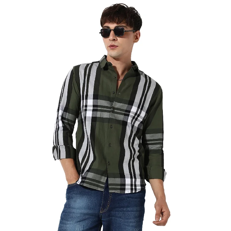 Men's ribbed t - shirts with a textured finish for added styleMaxi Plaid Button-Up Shirt Men's ribbed t - shirts with a textured finish for added styleMaxi Plaid Button-Up Shirt