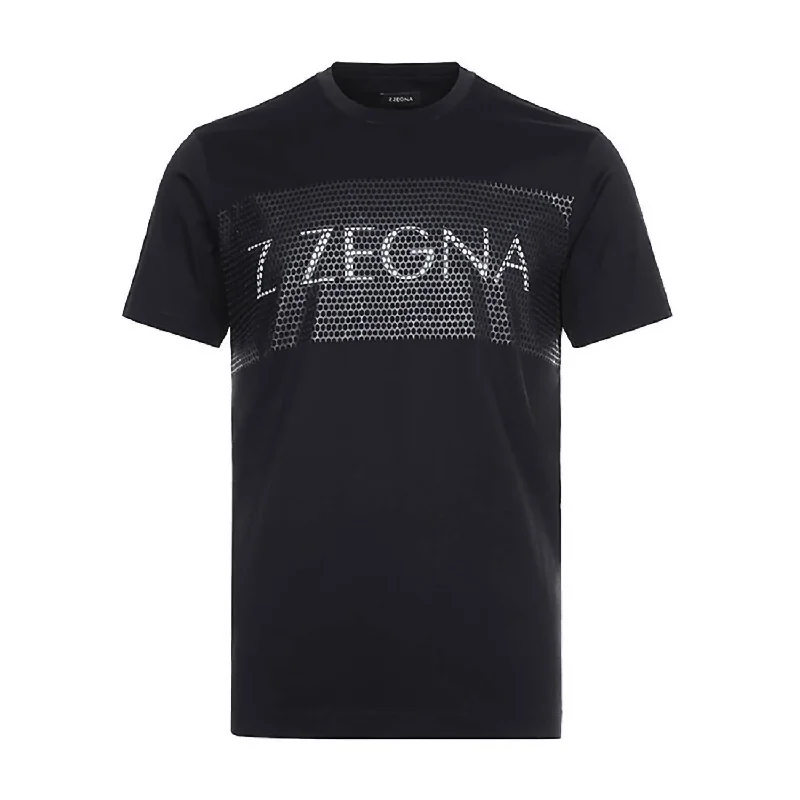 Men's button - front t - shirts with a unique artistic printMen Rubberized Logo Short Sleeve Crew Neck Cotton T-Shirt In Black Men's button - front t - shirts with a unique artistic printMen Rubberized Logo Short Sleeve Crew Neck Cotton T-Shirt In Black