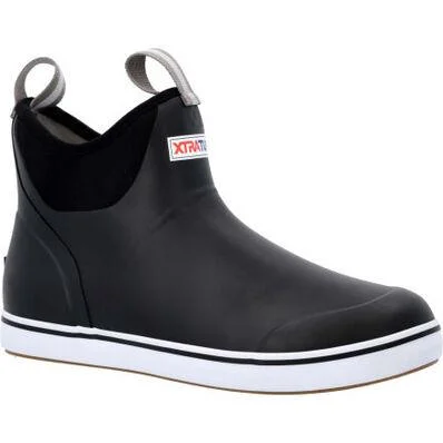 Men's 6" Ankle Deck Boot - Black