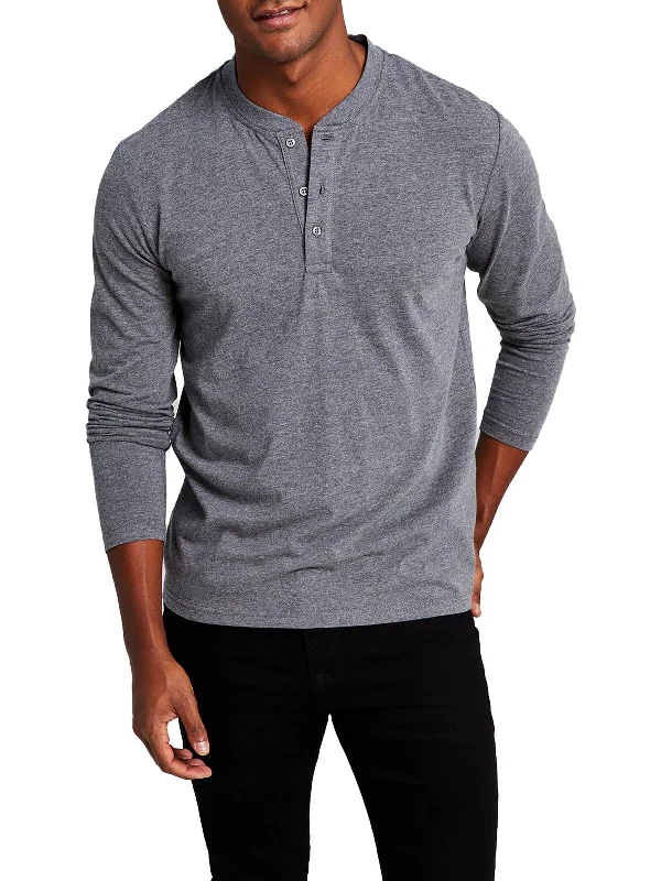 Men's long - sleeve henley t - shirts with button - down placketsMens Classic Fit Long Sleeve Henley Shirt Men's long - sleeve henley t - shirts with button - down placketsMens Classic Fit Long Sleeve Henley Shirt