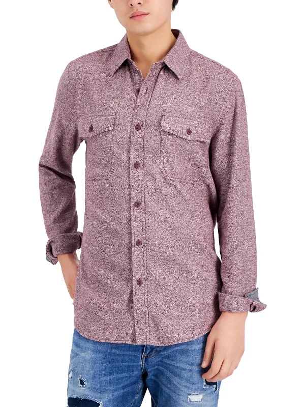 Men's polo t - shirts with a contrast collar for a preppy lookMens Cotton Collared Button-Down Shirt Men's polo t - shirts with a contrast collar for a preppy lookMens Cotton Collared Button-Down Shirt