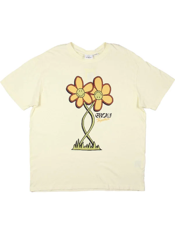 Men's printed Hawaiian t - shirts for tropical vacationsMens Cotton Crewneck Graphic T-Shirt Men's printed Hawaiian t - shirts for tropical vacationsMens Cotton Crewneck Graphic T-Shirt