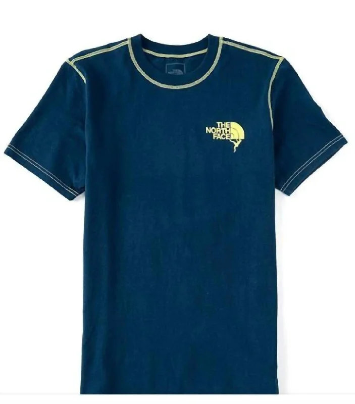 Men's long - sleeve henley t - shirts with button - down placketsMen's Dome Climb Short Sleeve Tee In Monterey Blue Men's long - sleeve henley t - shirts with button - down placketsMen's Dome Climb Short Sleeve Tee In Monterey Blue