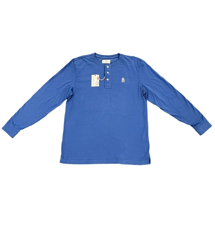 Men's long - sleeve henley t - shirts with button - down placketsMen's Garment Dye Long Sleeve Henley Shirt In Frenchie Men's long - sleeve henley t - shirts with button - down placketsMen's Garment Dye Long Sleeve Henley Shirt In Frenchie