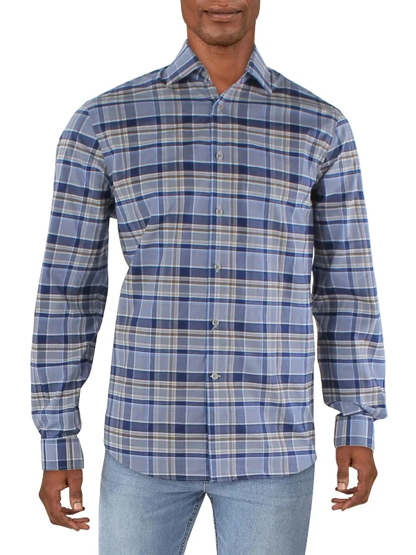 Men's mock - neck t - shirts with a modern and sleek styleMens Office Career Button-Down Shirt Men's mock - neck t - shirts with a modern and sleek styleMens Office Career Button-Down Shirt