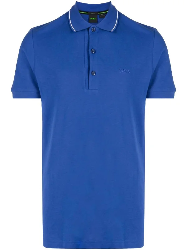 Men's mock - neck t - shirts with a modern and sleek styleMen's Paulle 4 Ncsa Short Sleeve Polo In Royal Blue Men's mock - neck t - shirts with a modern and sleek styleMen's Paulle 4 Ncsa Short Sleeve Polo In Royal Blue