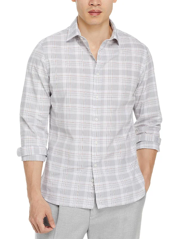 Men's UV - protection t - shirts for outdoor activities in the sunMens Plaid Long Sleeve Button-Down Shirt Men's UV - protection t - shirts for outdoor activities in the sunMens Plaid Long Sleeve Button-Down Shirt