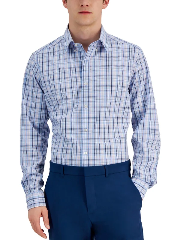 Men's lightweight performance t - shirts for running marathonsMens Plaid Stretch Button-Down Shirt Men's lightweight performance t - shirts for running marathonsMens Plaid Stretch Button-Down Shirt