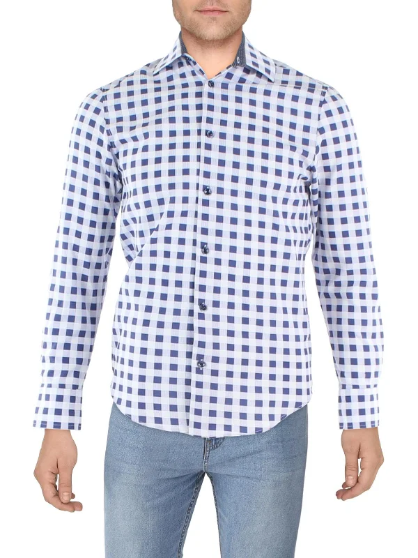 Men's moisture - wicking athletic t - shirts for intense workoutsMens Slim Fit Performance Button-Down Shirt Men's moisture - wicking athletic t - shirts for intense workoutsMens Slim Fit Performance Button-Down Shirt