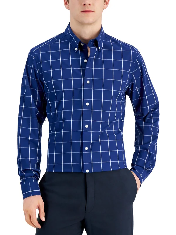 Men's organic cotton crew - neck t - shirts for everyday comfortMens Window Pane Slim Fit Dress Shirt Men's organic cotton crew - neck t - shirts for everyday comfortMens Window Pane Slim Fit Dress Shirt