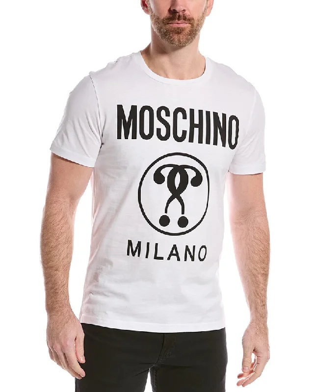 Men's lightweight performance t - shirts for running marathonsMoschino Logo T-Shirt Men's lightweight performance t - shirts for running marathonsMoschino Logo T-Shirt