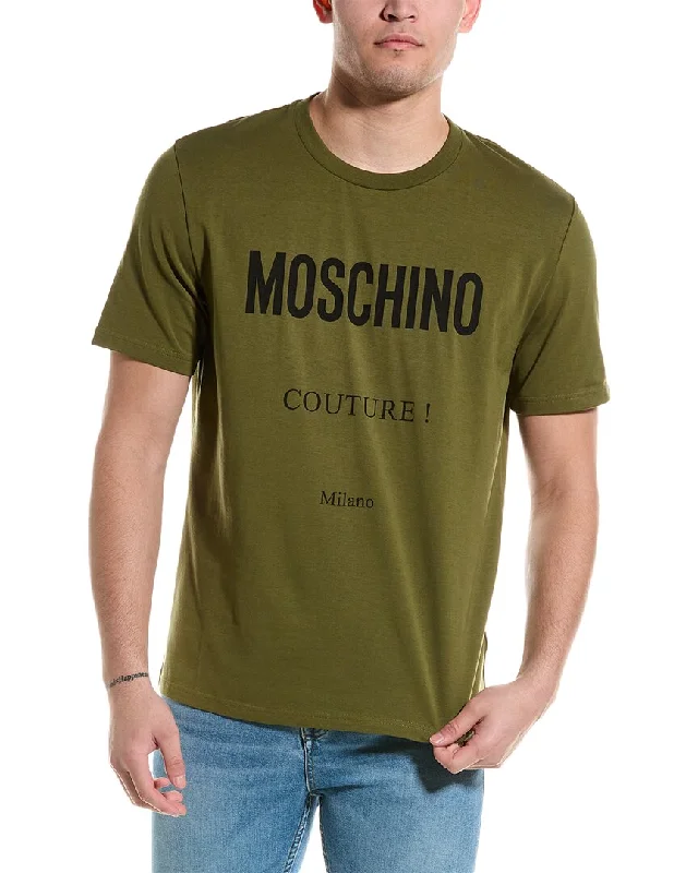 Men's v - neck muscle t - shirts for a body - building aestheticMoschino T-Shirt