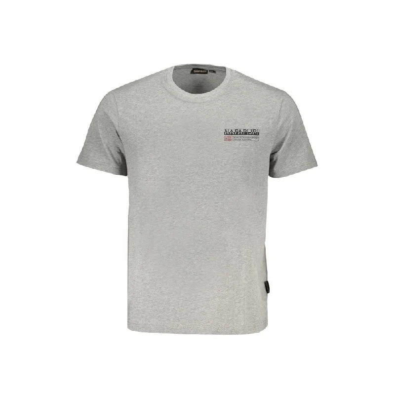Men's distressed denim - look t - shirts with a rugged appealNapapijri Cotton Men's T-Shirt Men's distressed denim - look t - shirts with a rugged appealNapapijri Cotton Men's T-Shirt