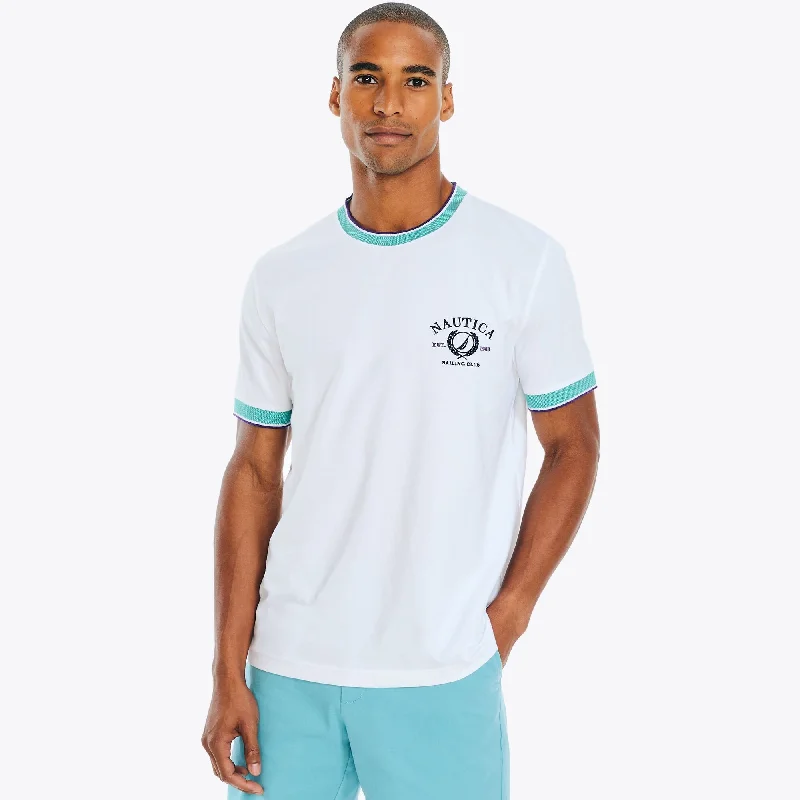 Men's eco - friendly recycled t - shirts for sustainable fashion choicesNautica Mens Crewneck T-Shirt Men's eco - friendly recycled t - shirts for sustainable fashion choicesNautica Mens Crewneck T-Shirt