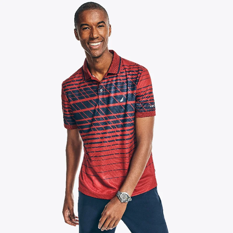 Men's plus - size pocket t - shirts with a classic lookNautica Mens Navtech Sustainably Crafted Classic Fit Striped Polo