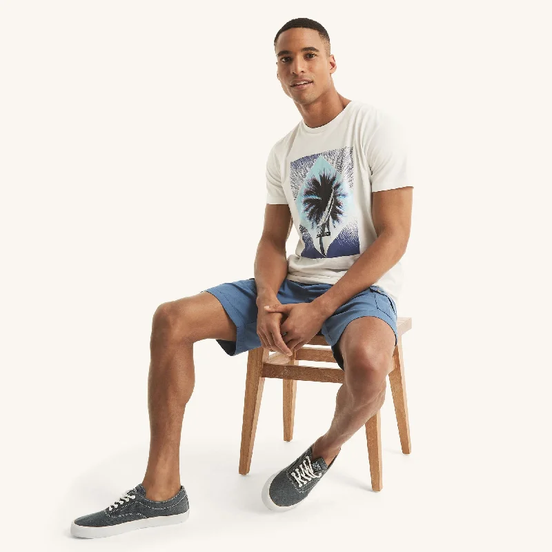 Men's UV - protection t - shirts for outdoor activities in the sunNautica Mens Palm Trees Graphic T-Shirt Men's UV - protection t - shirts for outdoor activities in the sunNautica Mens Palm Trees Graphic T-Shirt