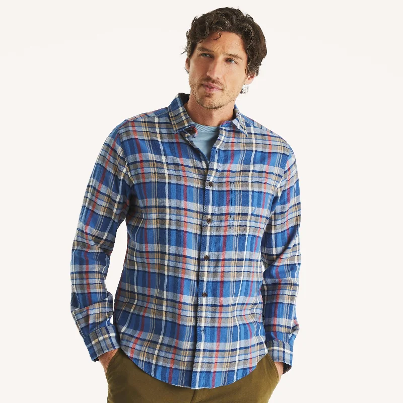 Men's tie - dye t - shirts with a bohemian styleNautica Mens Plaid Shirt