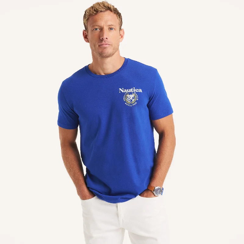 Men's eco - friendly recycled t - shirts for sustainable fashion choicesNautica Mens Sailing Graphic T-Shirt Men's eco - friendly recycled t - shirts for sustainable fashion choicesNautica Mens Sailing Graphic T-Shirt