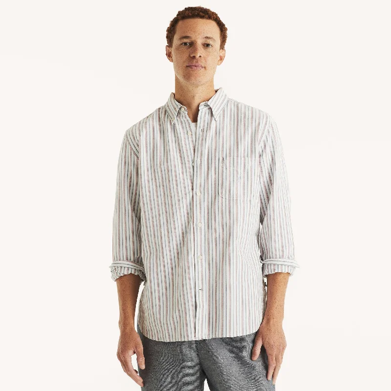 Men's moisture - wicking athletic t - shirts for intense workoutsNautica Mens Striped Oxford Shirt Men's moisture - wicking athletic t - shirts for intense workoutsNautica Mens Striped Oxford Shirt