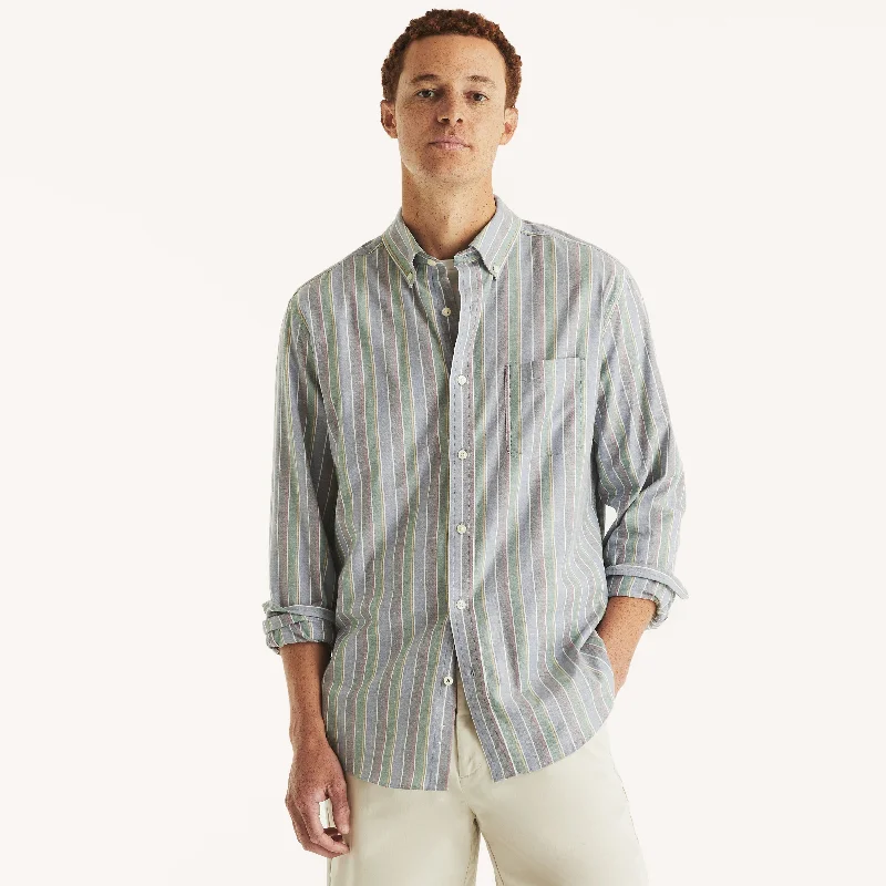 Men's lightweight performance t - shirts for running marathonsNautica Mens Striped Oxford Shirt Men's lightweight performance t - shirts for running marathonsNautica Mens Striped Oxford Shirt