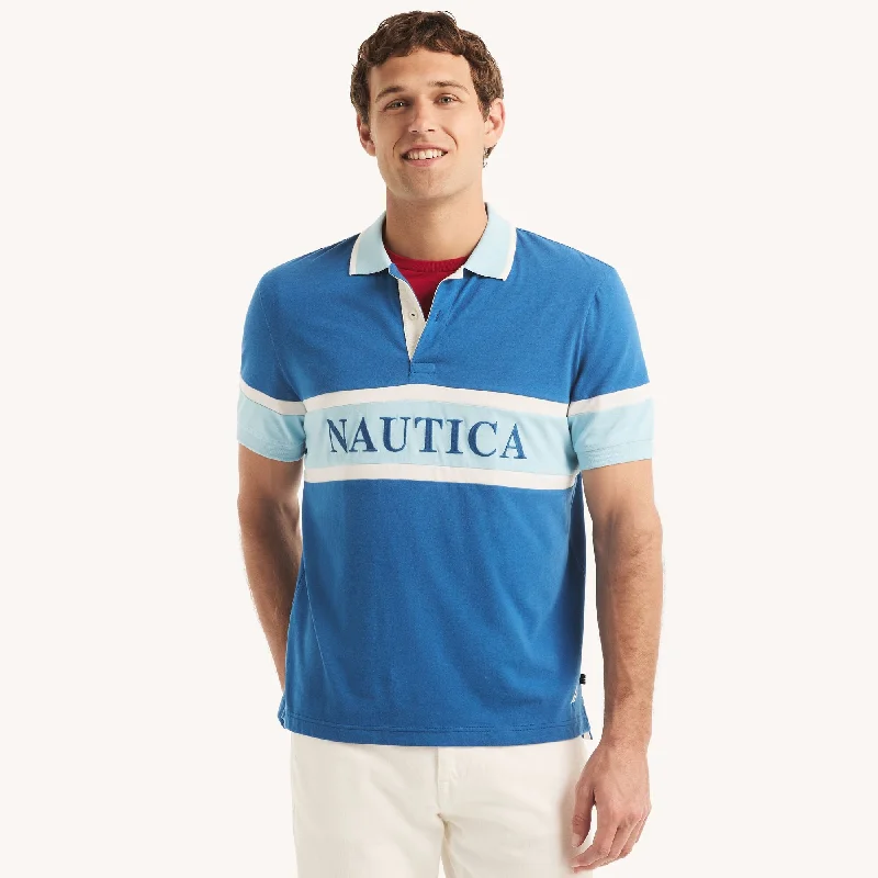 Men's lightweight performance t - shirts for running marathonsNautica Mens Sustainably Crafted Classic Fit Pieced Polo Men's lightweight performance t - shirts for running marathonsNautica Mens Sustainably Crafted Classic Fit Pieced Polo
