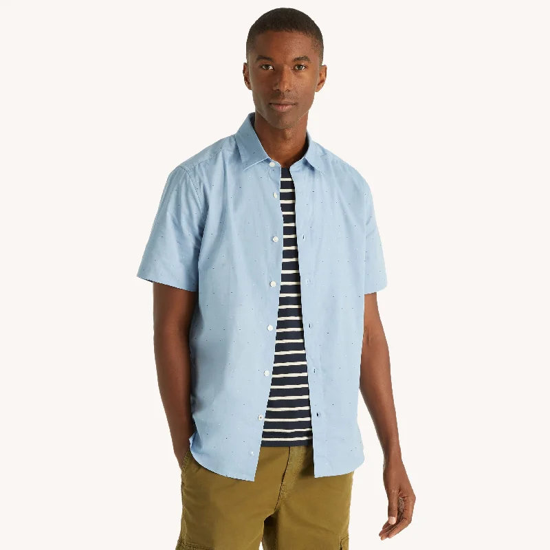 Men's eco - friendly recycled t - shirts for sustainable fashion choicesNautica Mens Wrinkle-Resistant Wear To Work Short-Sleeve Shirt Men's eco - friendly recycled t - shirts for sustainable fashion choicesNautica Mens Wrinkle-Resistant Wear To Work Short-Sleeve Shirt