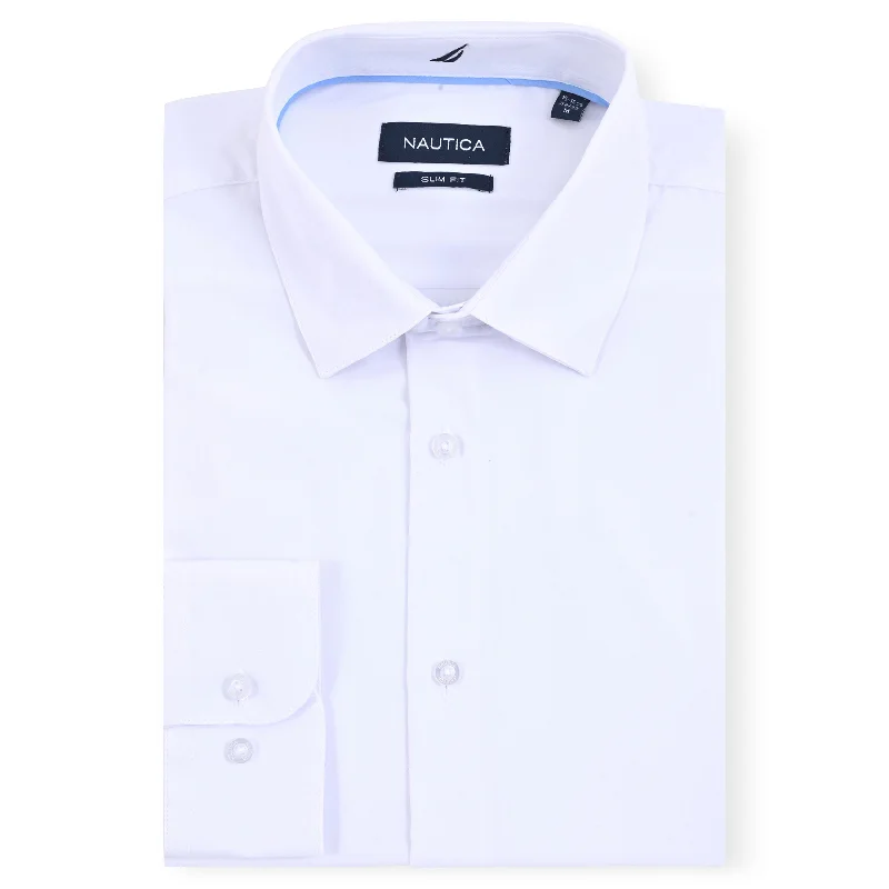 Men's polo t - shirts with a contrast collar for a preppy lookNautica Wrinkle-Resistant Dress Shirt Men's polo t - shirts with a contrast collar for a preppy lookNautica Wrinkle-Resistant Dress Shirt