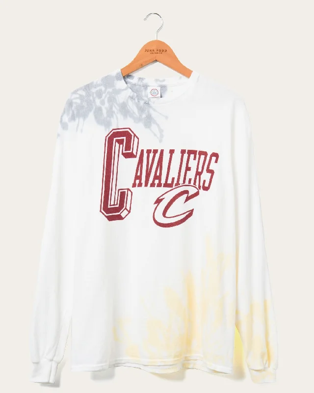 Men's ribbed t - shirts with a textured finish for added styleNBA Cleveland Cavaliers Tie Dye Flea Market Long Sleeve Tee Men's ribbed t - shirts with a textured finish for added styleNBA Cleveland Cavaliers Tie Dye Flea Market Long Sleeve Tee