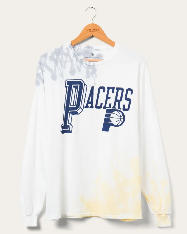 Men's UV - protection t - shirts for outdoor activities in the sunNBA Indiana Pacers Tie Dye Flea Market Long Sleeve Tee Men's UV - protection t - shirts for outdoor activities in the sunNBA Indiana Pacers Tie Dye Flea Market Long Sleeve Tee