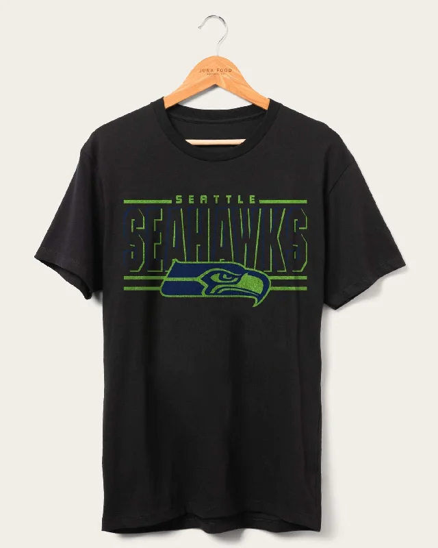 Men's polo t - shirts with a contrast collar for a preppy lookNFL Seahawks Slogan Fan Tee Men's polo t - shirts with a contrast collar for a preppy lookNFL Seahawks Slogan Fan Tee