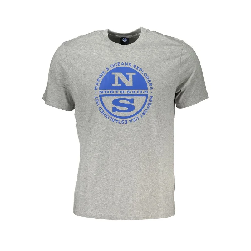 Men's short - sleeve linen t - shirts for summer beach outingsNorth Sails  Cotton Men's T-Shirt