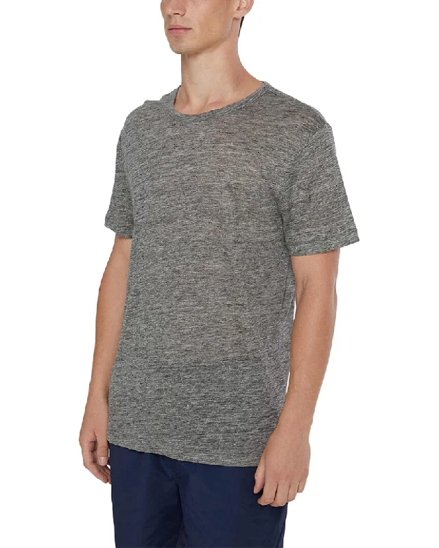 Men's UV - protection t - shirts for outdoor activities in the sunOnia Chad Linen T-Shirt Men's UV - protection t - shirts for outdoor activities in the sunOnia Chad Linen T-Shirt