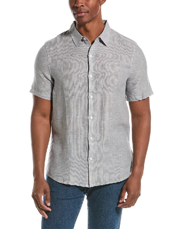 Men's polo t - shirts with a contrast collar for a preppy lookOnia Jack Air Linen-Blend Shirt Men's polo t - shirts with a contrast collar for a preppy lookOnia Jack Air Linen-Blend Shirt