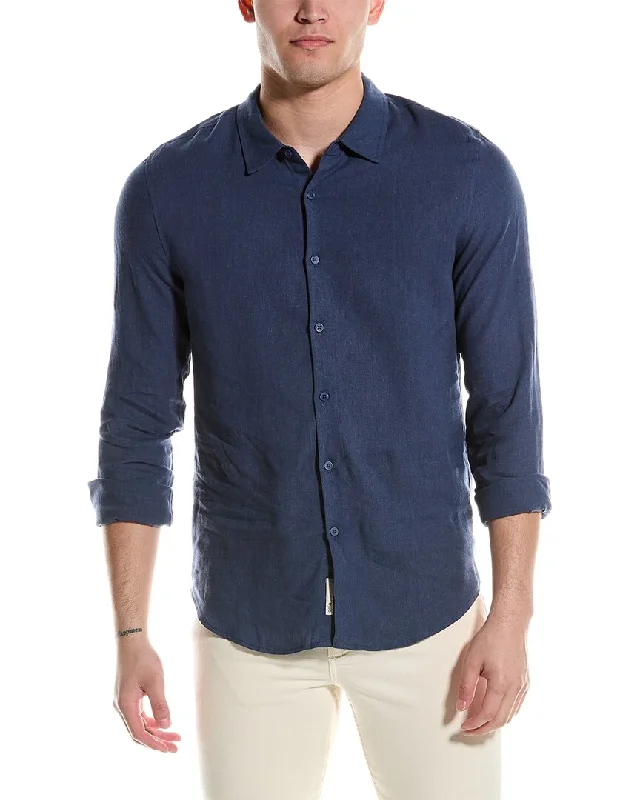 Men's ribbed t - shirts with a textured finish for added styleOnia Standard Linen-Blend Shirt Men's ribbed t - shirts with a textured finish for added styleOnia Standard Linen-Blend Shirt