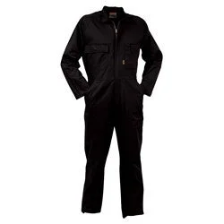 Vintage - inspired overalls with brass buttonsOveralls (100% Cotton) - Black - COZCO Vintage - inspired overalls with brass buttonsOveralls (100% Cotton) - Black - COZCO