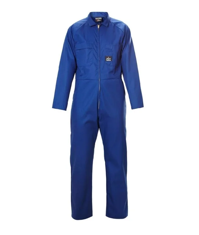Overalls with a removable bib for versatility​Polycotton Zip Overall - Hard Yakka