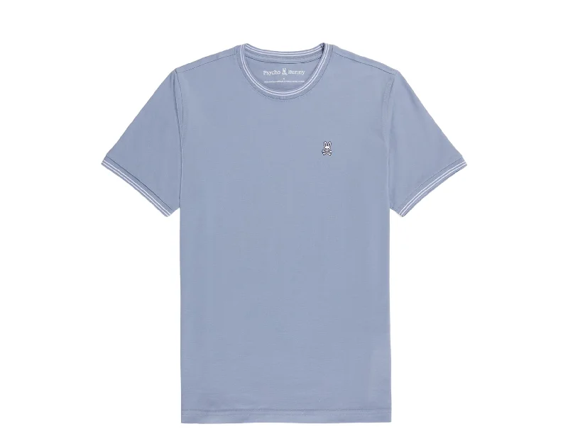 Men's antimicrobial t - shirts for odor - free freshness during travelPsycho Bunny Men's Logan Tee Chambray Blue Shirt B6U137Y1PC-BLUCHA Men's antimicrobial t - shirts for odor - free freshness during travelPsycho Bunny Men's Logan Tee Chambray Blue Shirt B6U137Y1PC-BLUCHA