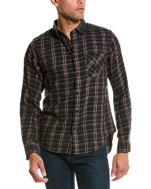 Men's eco - friendly recycled t - shirts for sustainable fashion choicesrag & bone Fit 2 Yokohama Plaid Shirt Men's eco - friendly recycled t - shirts for sustainable fashion choicesrag & bone Fit 2 Yokohama Plaid Shirt