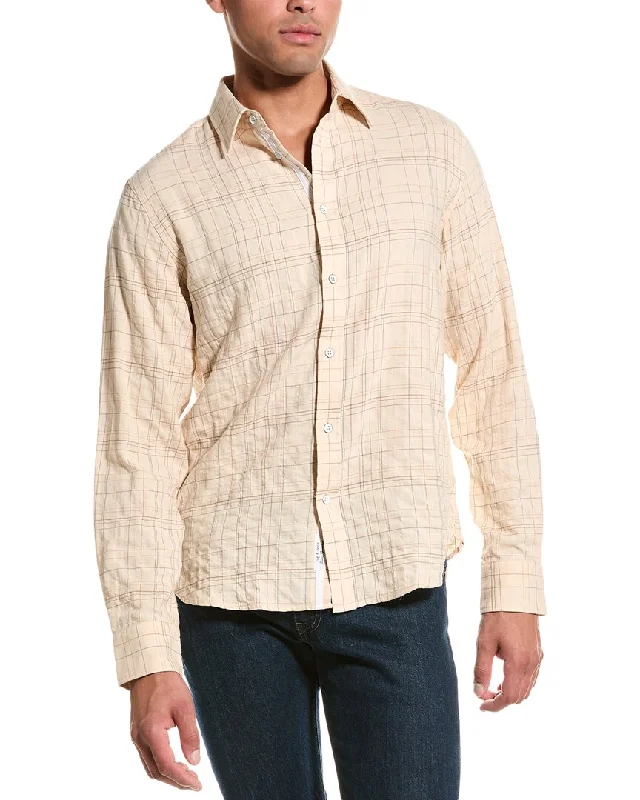 Men's thermal t - shirts with a high - neck design for cold weatherrag & bone Gus Shirt Men's thermal t - shirts with a high - neck design for cold weatherrag & bone Gus Shirt
