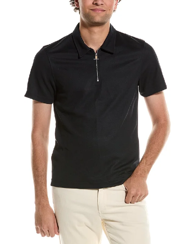 Men's button - front t - shirts with a unique artistic printReiss Floyd Polo Shirt